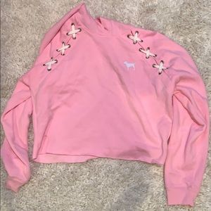 Cropped PINK sweatshirt
